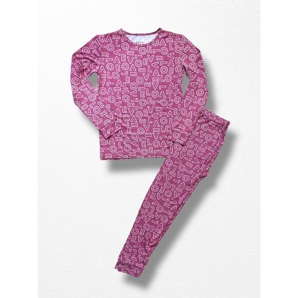 NWT Sweet Bamboo Big Kid Pajamas, Size 8 - Picture 1 of 6